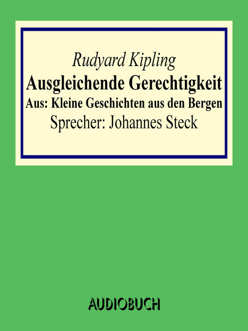 Cover image for Ausgleichende Gerechtigkeit. Aus